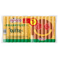 ElPozo salchichas Frankfurt de queso 2 x 140 g