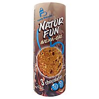 Family Biscuits galleta naturfun avena 3 chocolates 425 g