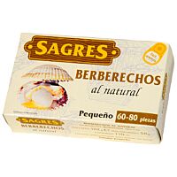 Sagres berberechos 60/80 piezas 58 g