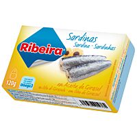 Ribeira sardinas aceite vegetal 85 g