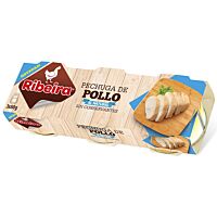 Ribeira pollo al natural 3 x 80 g