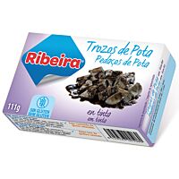 Ribeira calamares en su tinta 111 g