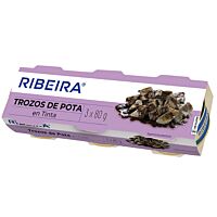 Ribeira calamar en su tinta 3 x 51 g