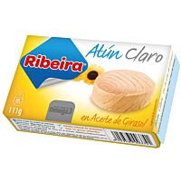 Ribeira atún claro en aceite vegetal 111 g