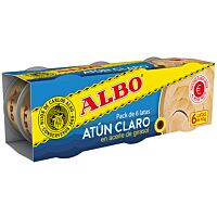 Albo atún claro aceite de girasol 6 x 70 g