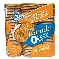 Family Biscuits galleta dorada 0 % 3 x 200 g