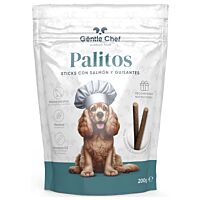Gëntle chef perro palitos con salmón y guisantes 200 g