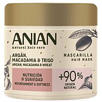Anian mascarilla argán, macadamia y trigo 350 ml