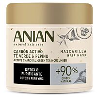 Anian mascarilla carbón activo y te 350 ml