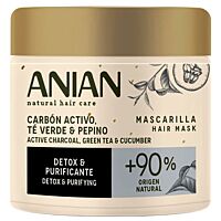 Anian mascarilla carbón activo y te 350 ml