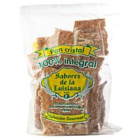 Sabores de Luisiana pan cristal integral 120 g