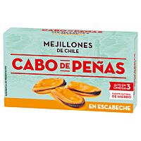 Cabo de Peñas mejillones Chile en escabeche 45 g