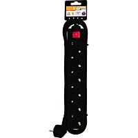 Alargador enchufe 6 tomas 1,4 m