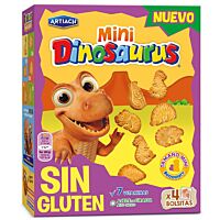 Artiach galletas Dinosaurus mini sin gluten 12 x 162 g