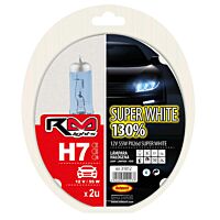 Set 2 lamparas h7 12v55w p x 26 d super white