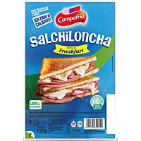 Campofrio salchicha Frankfurt en lonchas 120 g