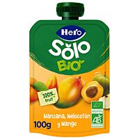 Hero Solo bolsita de manzana, melocotón y mango eco 100 g