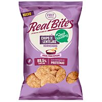 Real bites chips de lenteja y sal Realfooding 80 g