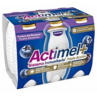Actimel sabor mora y arándanos 6 x 100 g