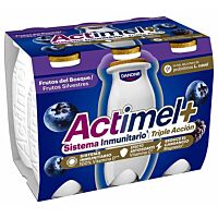 Actimel sabor mora y arándanos 6 x 100 g