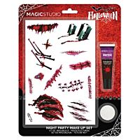 Magic studio Halloween tatuajes + sangre set 25 ml