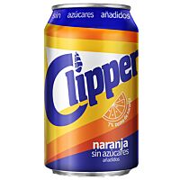 Clipper refresco de naranja sin azúcar añadido 33 cl