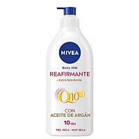Nivea Q10 loción corporal reafirmante aceite de argán 400 ml