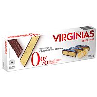 Virginias turron chocolatelate y platano sin azucar  200 g