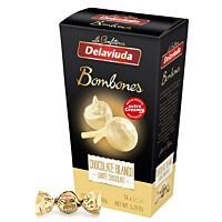 Delaviuda bombón de chocolate blanco 150 g