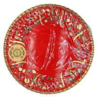 Bandejas bolas rojo 30 cm