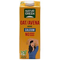 Naturgreen bebida de avena calcio sin azúcar 1 l