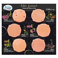 La Cuina tabla de patés de pato y oca gourmet 6 x 40 g