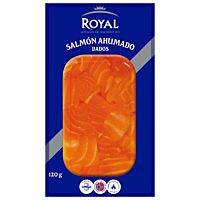 Royal dados salmon ahumado 120 g