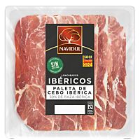 Navidul jamón paleta cebo ibérica lonchas 70 g