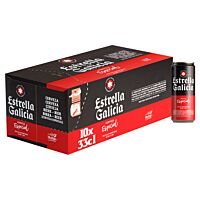 Estrella Galicia cerveza especial 10 x 33 cl