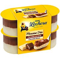 La Lechera duo mousse sabor chocolate 4 x 59 g