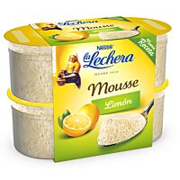 La Lechera mousse sabor limón de 4 x 59 g