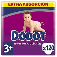Dodot Activity pañal extra talla 3 120 ud