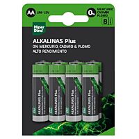 HiperDino pila plus lr6 8 ud