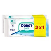 Dodot Aqua pure toallitas 2 x 48 ud