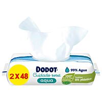 Dodot Aqua pure toallitas 2 x 48 ud