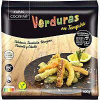 Cocinarte verduras en tempura congelada 400 g