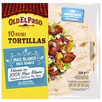 Old El Paso mini tortillas maíz blanco 10 x 208 g