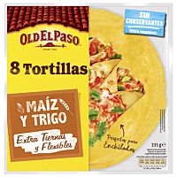Old El Paso tortillas maíz y trigo 8 x 335 g
