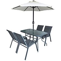 Dasasia set jardin mesa rectangular