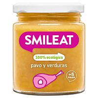 Smileat tarrito de pavo y verduras 230 g