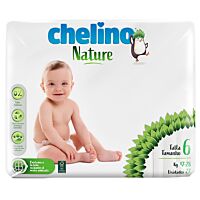 Chelino nature pañal talla 6 27 ud