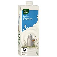 HiperDino leche entera 1 l