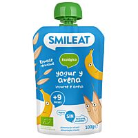Smileat pouch de yogur y avena 100 g