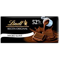 Lindt tableta de chocolate negro al 52 % 100 g
